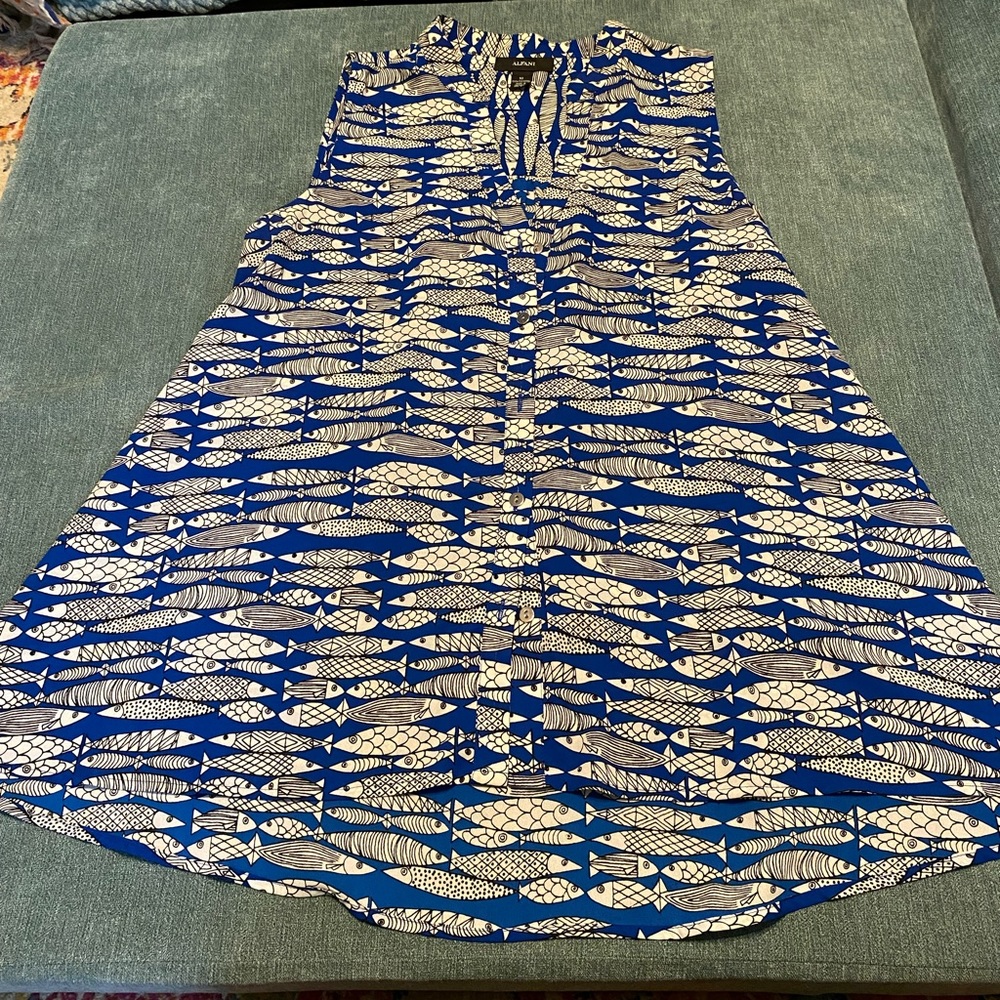 Women’s Blue Fish Tunic